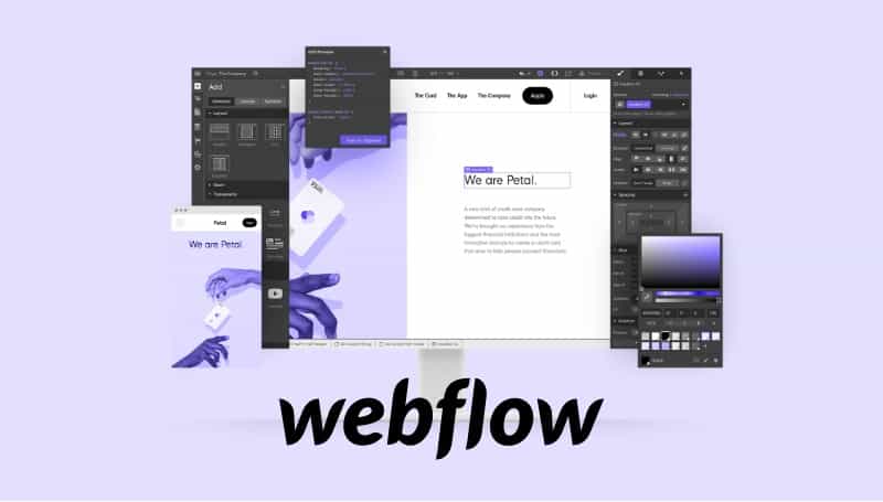 ferramenta no code Webflow