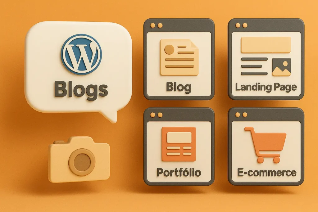 What can you create with WordPress?