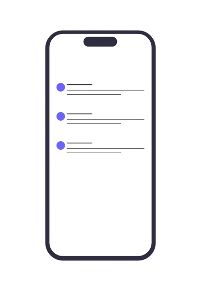 mobile phone with chatbot