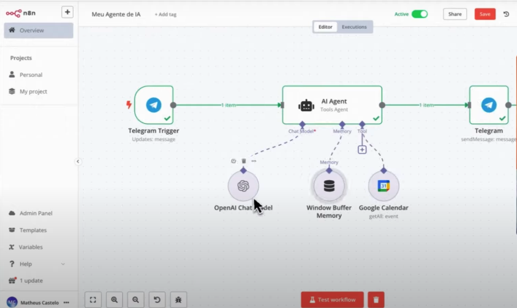 time to get your hands dirty learn how to create your first AI agent