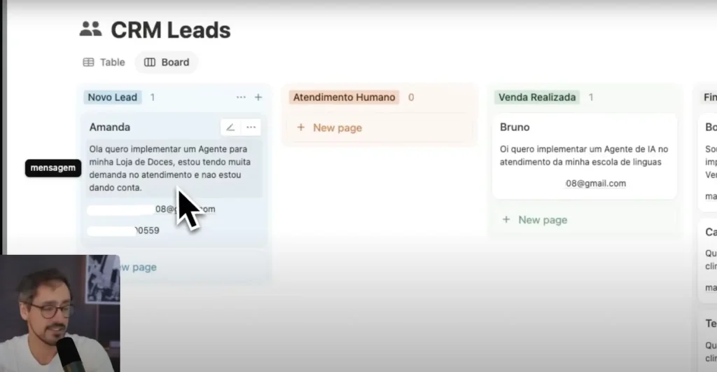 Integração com Notion CRM