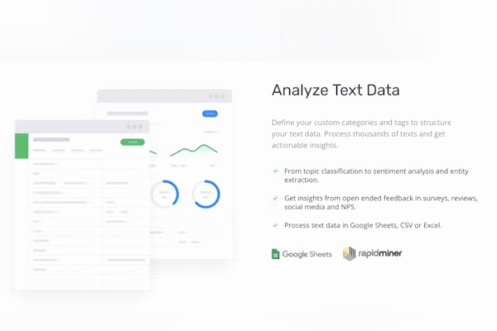 MonkeyLearn para classificação e análise de texto