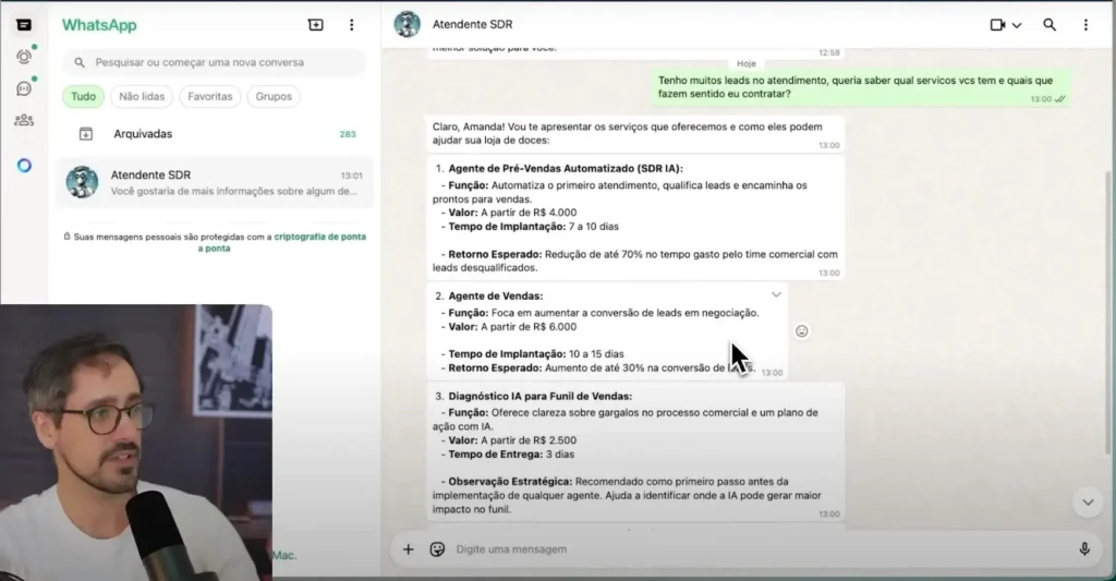 Qualificação e repasse ao vendedor