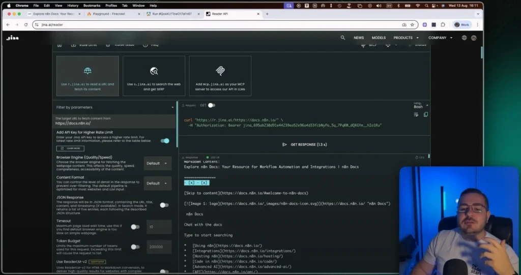 Terceira ferramenta Jina Reader