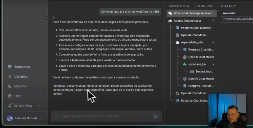 Teste com dúvidas ambíguas e limites do sistema