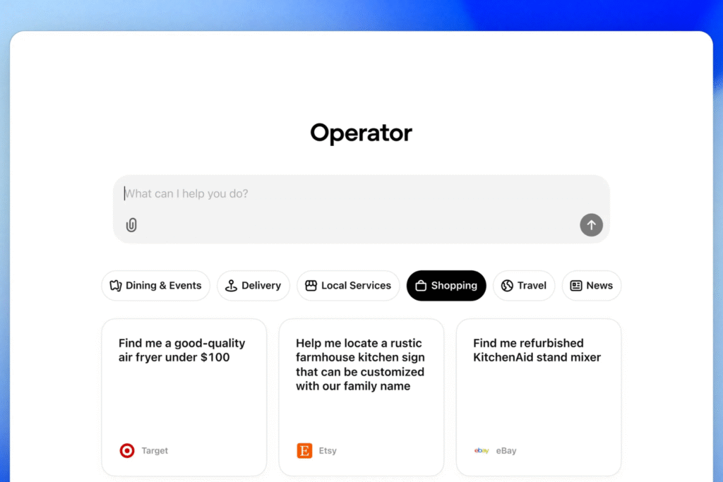 ¿Qué puede hacer el operador en la práctica?