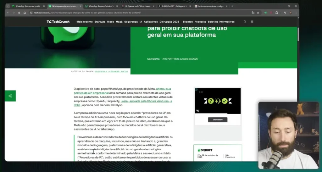 WhatsApp Business bloqueará al agente.