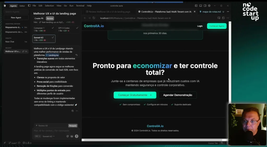 Comparison of results between LLMs