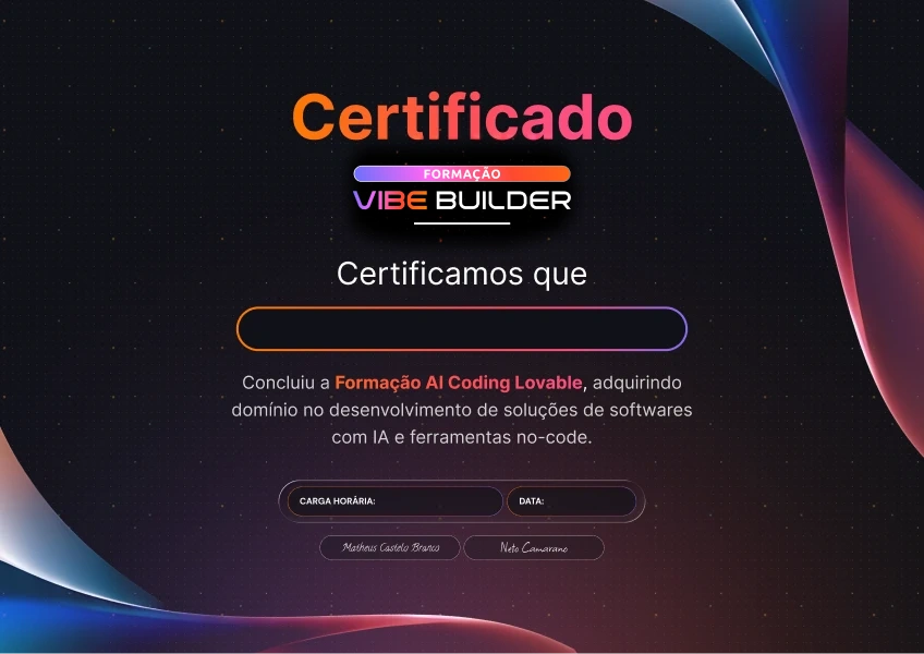 certificar vibe builder